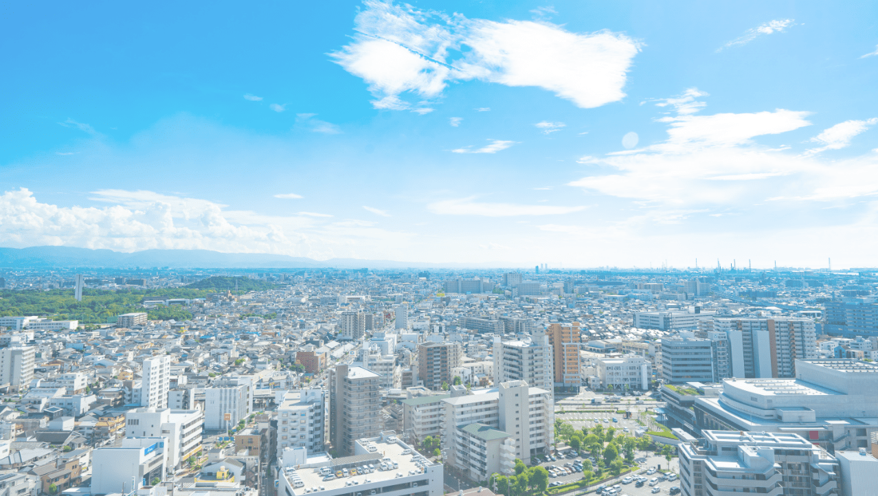 大阪の街並み