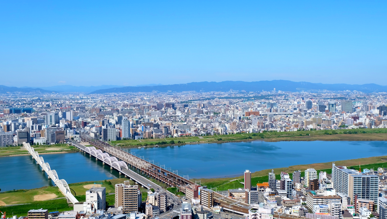 大阪の街並み